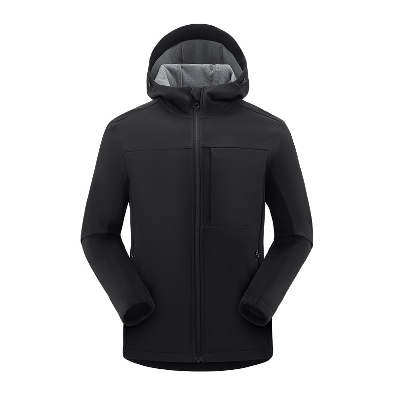 蒙企智品连帽软壳衣QM74/件