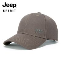 JEEP SPIRIT吉普棒球帽男士春秋休闲鸭舌帽加内衬双层帽