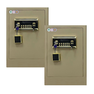 榭邦 品质保险柜3环保喷粉智能锁具加粗锁栓保险柜(300W380W600H) 卡其色