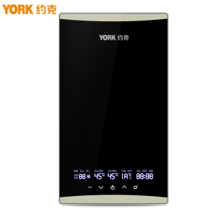约克(YORK)即热式电热水器 YK-F7 智能变频家用速热淋浴免储水大花洒可用8500W