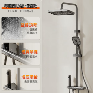 惠达(HUIDA)-TC5家用淋浴套件花洒全铜浴室化妆室冷热增压淋浴器卫浴