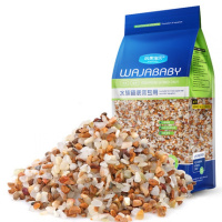 鱼缸底砂水晶砂米色白色石子沙子河沙鱼缸造景沙底床沙