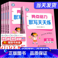 语文(人教版)+数学(江苏版)+英语(译林版) 二年级上 [正版]亮点给力计算默写天天练小学语文数学英语一年级二年级三四