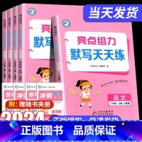 语文(人教版)+数学(江苏版)+英语(译林版) 二年级上 [正版]亮点给力计算默写天天练小学语文数学英语一年级二年级三四