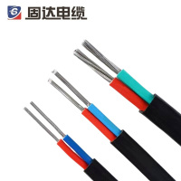 固达电缆 铝芯护套电线 BLVVB-2*4 卷