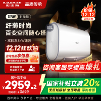 AO史密斯佳尼特新品80L电热水器 健康新升级 储水式扁桶 一级能效速热 超薄双胆 CTE-80HT1S 3000W