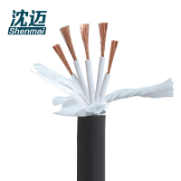 沈迈 铜芯软电缆 TRVV-3*4+2*2.5平方 /米