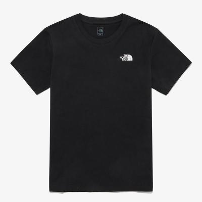 北面(The North Face)女士运动短袖圆领棉质基础款休闲T恤