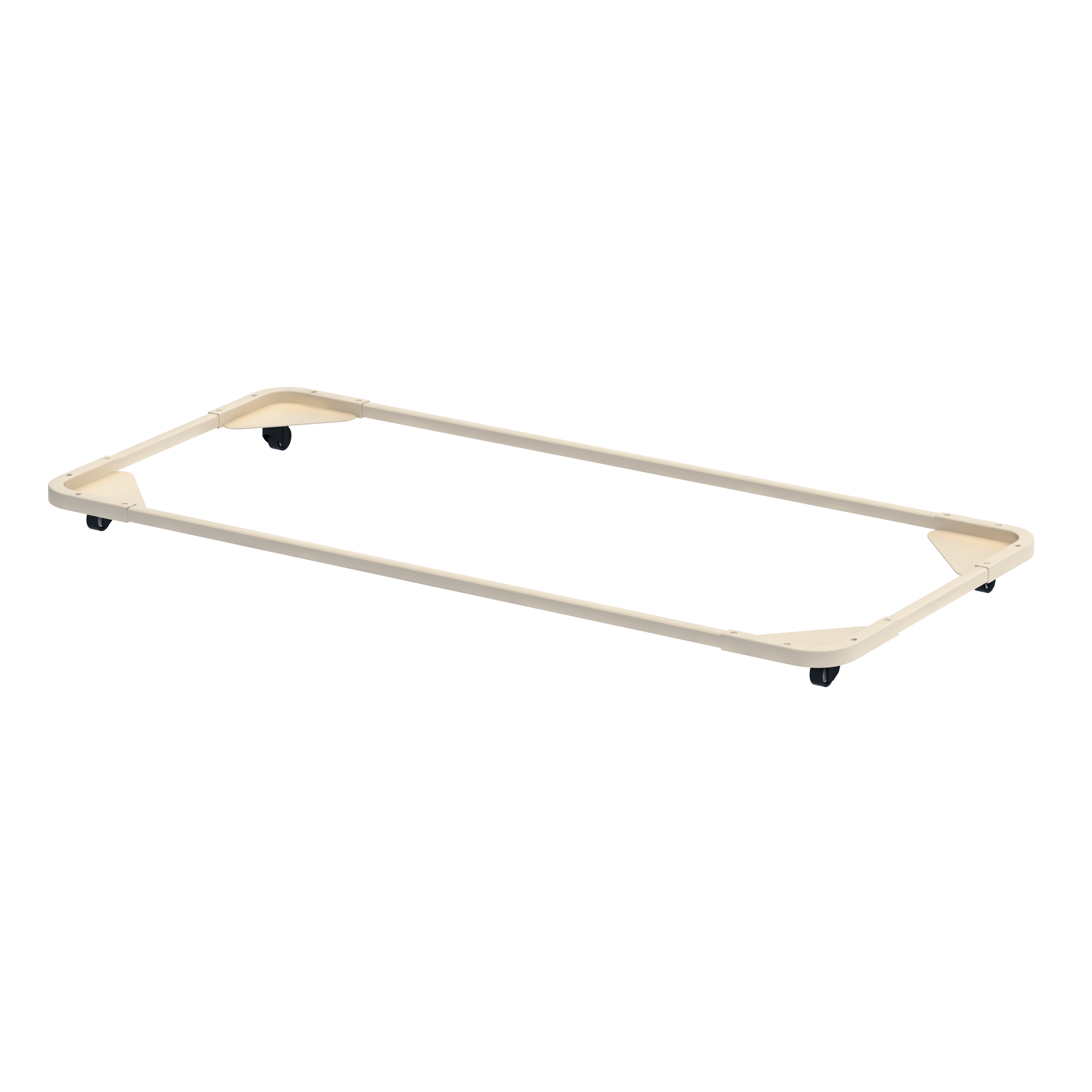 便携式儿童床架-木色