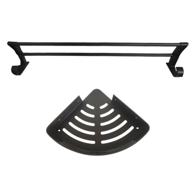 LONMATE 毛巾架挂件+三角架 两件套