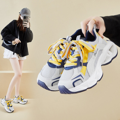 ins韩版新款老爹鞋女20266春季跑步休闲街拍厚底增高