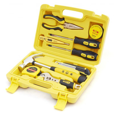 10件精品组套工具维修工具 工具箱 组合套装工具SK1010A