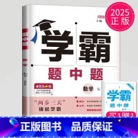 数学 七年级下册 苏科版 七年级/初中一年级 [正版]2024学霸题中题七年级上册下册数学英语苏科版译林版苏教版初一下学