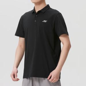 斯凯奇(Skechers)男装 运动服潮流时尚舒适透气休闲POLO衫短袖T恤P226M202-03K8 ZP