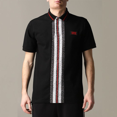 BURBERRY/博柏利夏季新款男士印花LOGO短袖POLO衫8027016