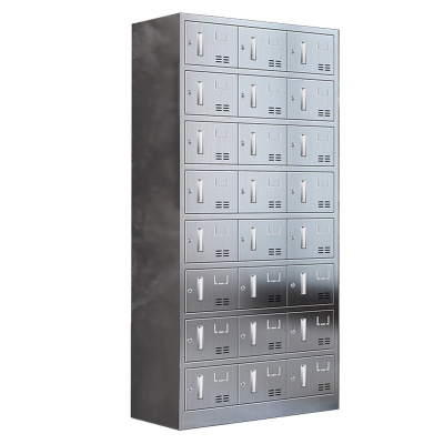 景福达不锈钢储物柜二十四门900*350*1800mm台