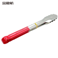 金龙航 红柄不锈钢食品夹/个