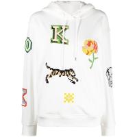 高田贤三(Kenzo)女士运动卫衣带帽印花棉质休闲百搭套头衫