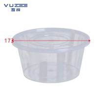 吾梓 圆碗透明 一次性餐盒 1250ml*200套/箱