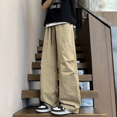 2026春夏美式潮牌伞兵休闲裤男工装直筒时尚百搭简约长裤