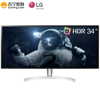 LG 34英寸 5K2K 雷电3接口 HDR600 DCI-P3 98% Nano IPS技术 21:9超宽屏 四面微边框 超宽屏显示器 34WK95U