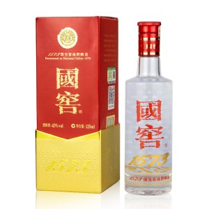 泸州老窖 43度国窖1573小酒125ml 礼盒装