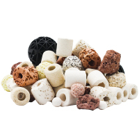 鱼缸滤材净水细菌屋水族箱过滤材料陶瓷环玻璃活性炭火山石珊瑚骨