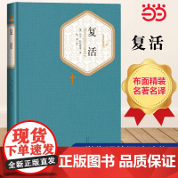 复活 列夫·托尔斯泰 名著名译精装展示俄国当时社会的黑暗 课外阅读世界名著外国文学小说人民文学出版社正版书籍