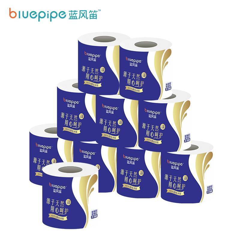 蓝风笛 卫生纸 150g*10卷 件