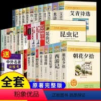 [送读练考]初中必读名著全套36册 [正版]全套36册 初中必读的三十六本名著 朝花夕拾和西游记鲁迅原著上册课外书初一7