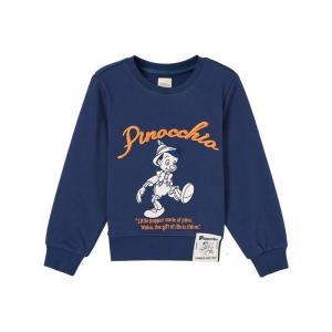 [1件5折价:124.5]米喜迪mecity童装春装新款女童匹诺曹字母印花洋气长袖卫衣