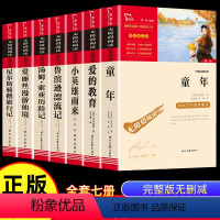 [正版]全套7册 小学六年级课外书必读童年书高尔基爱的教育小英雄雨来经典书目上册下册原著爱丽丝漫游奇境 快乐读书吧6老
