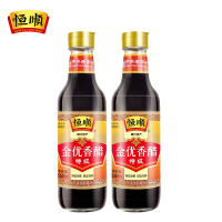 镇江香醋 恒顺特级金优香醋550ml*2瓶 镇江酿造食醋 蘸料醋