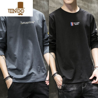 YANXU工地干活衣服耐磨耐脏户外款长袖t恤男薄款潮百搭打底衫秋衣