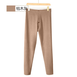 双面磨毛男士保暖裤男款加厚大码德绒秋裤男修身打底线裤中老年人