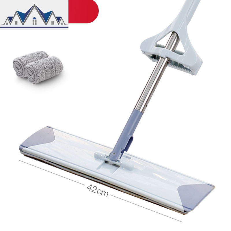 免手洗平板拖把懒人家用木地板干湿两用拖地一拖就净 三维工匠