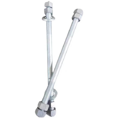 新沃 M16-M18镀锌双头螺栓(4螺母2平垫) (套)