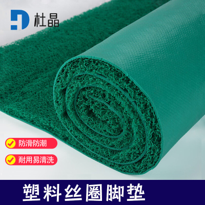杜晶 DJ-DD-810 塑料丝圈脚垫 pvc塑料入户门口电梯酒店迎宾防滑丝圈地板革