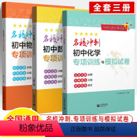 名校冲刺(数物化3册) 九年级/初中三年级 [正版]备考2024初中数学物理化学专项梳理与综合训练模考中考水平名校冲刺初