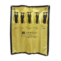 波斯(BOSI) 荧光系列五件套锉刀中齿 8"/200mm 套