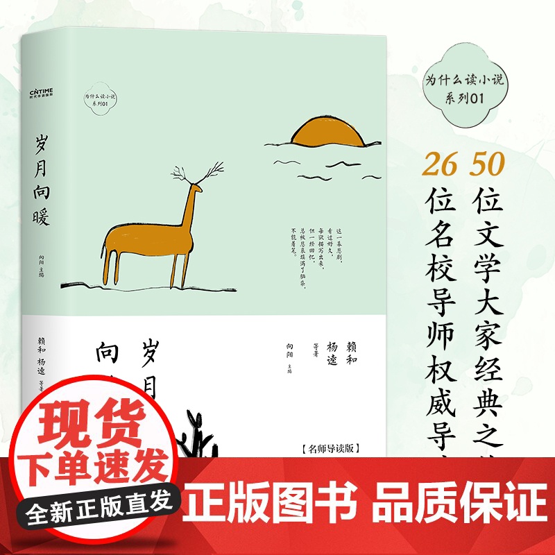正版 为什么读小说之岁月向暖 4周读完 每天5分钟 50位名家26位名校导师轻松阅读百年经典 白先勇黄春明朱天文等大师