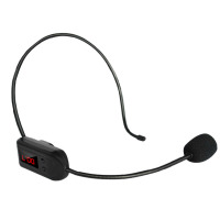 联想扩音器通用FM无线麦克风调频连接头戴话筒降噪