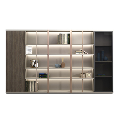 臻远ZY5042791 文件柜书柜木质储物柜资料柜大班台配套书柜 3.2米