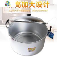 金喜铝锅老式家用加厚汤锅大容量加深烧水锅商用煮水锅纯铝制锑锅 FENGHOU 24CM加高加厚铝汤锅5.5升
