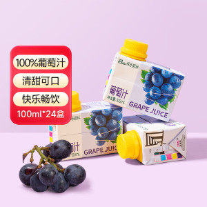 稼乐碧林果汁 葡萄汁100mL*24盒