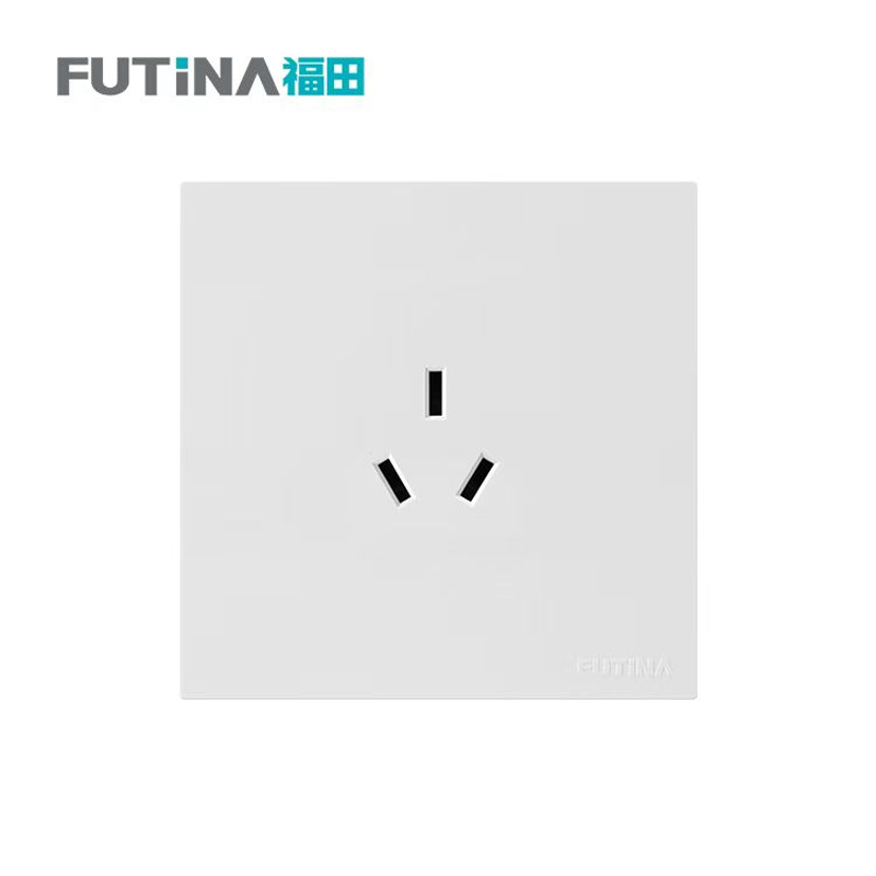 福田 插座 插座大面板电源墙壁暗装 3孔16A 单位:个