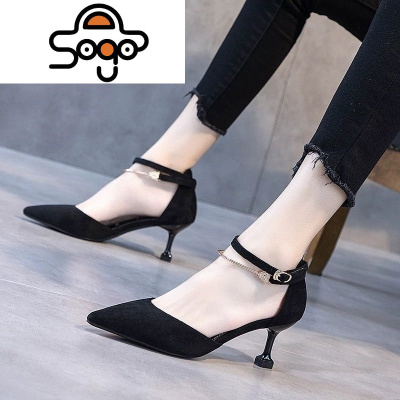 七色王国高跟鞋气质女神范少女2020新款性感尖头百搭气质细跟单鞋女猫跟鞋休闲鞋