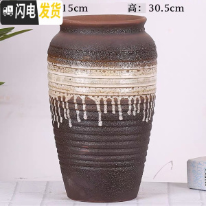 三维工匠多肉花盆透气粗陶罐多肉植物紫砂陶瓷老桩法师特大号盆器 福寿盆黑泡挂白 特大花盆容器