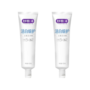 舒客+ 小苏打 牙膏(洁白护龈)120克*2支