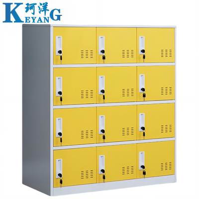 珂洋 存包柜 十二门(黄白套色) 台